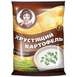 Чипсы ХрустКарт 70г смет/лук